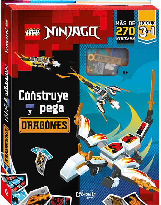 Lego Ninjago - Construye y pega dragones