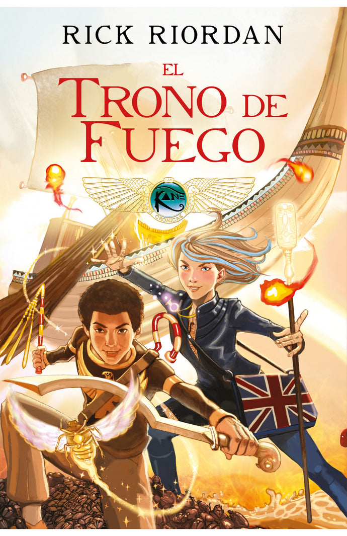 El trono de fuego (Las crónicas de los Kane cómic 2) (TD) - Rick Riordan