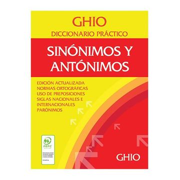 Diccionario practico sinónimos y antónimos Ghio